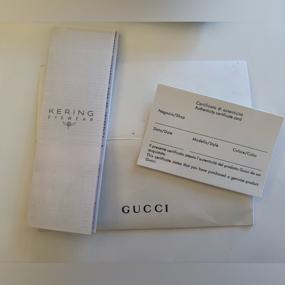 NWT Gucci Cat Eye Tinted Sunglasses with Detachable Charms - Picture 12 of 12